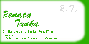 renata tanka business card